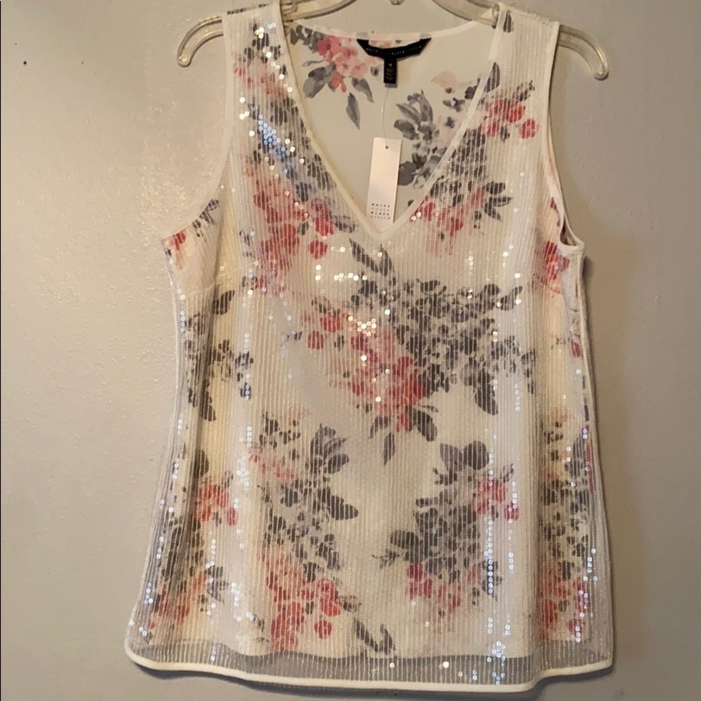 Sequin Overlay Tank